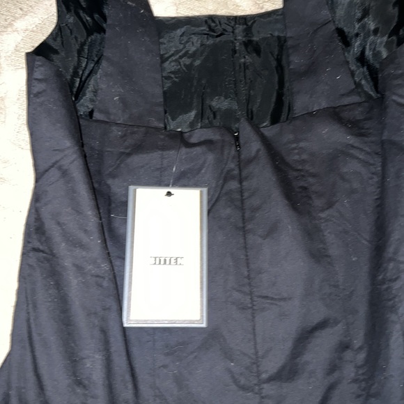 NWT🌷BITTEN BY SARAH JESSICA PARKER🌷 black cotton fully lined sundress - Picture 5 of 9